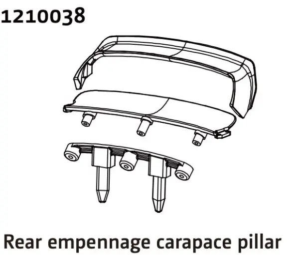 Rear Wing & Body Mount - Rally