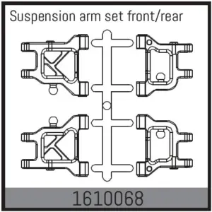 Suspension arm set front/rear