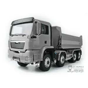 LESU 1/14 8*8 RC Front Hydraulic Dumper Cylinder Truck Tipper Metal DIY Motor Servo Sound and LED Light System ESC