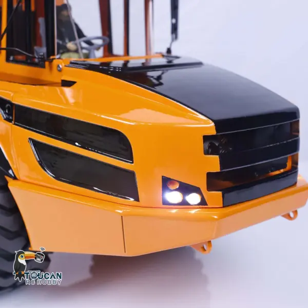 1/14 Metal RC Articulated Truck 6x6 Dumper Car RTR Model A40G Remote Control Construction Vehicles Hydraulic Lifting Tipper Sound Light Brushless Pump Gift Toys for Adult