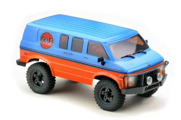 1:18 EVO Crawler "Rock Van V2" 2-Gear blue/orange RTR