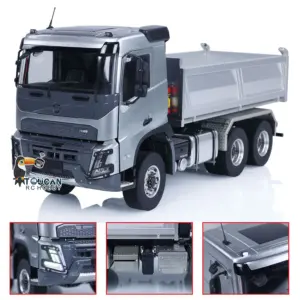 Double E 1/14 Hydraulic RC Dump Truck 6x6 FMX Remote Control Dumper Cars Hobby Model DIY RTR