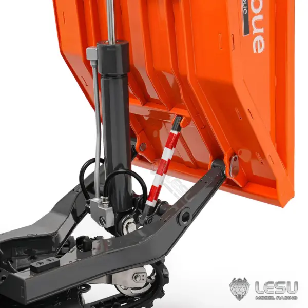 1/14 Hydraulic Remote Control Tracked Dumper KC300HR-5 Unpainted KIT LESU Metal RC Tipper Model Light Sound System No Battery