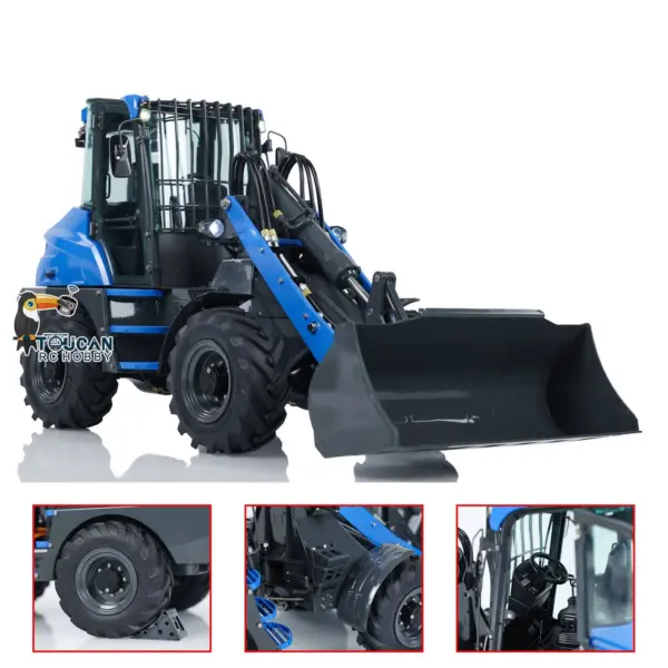 LESU Metal 1:14 RC Hydraulic Loader AOUE MCL8 Remote Control Engineer Vehicles RTR Versions Painted Assembled Hobby Models