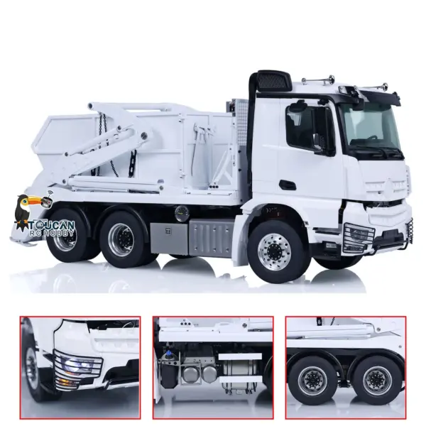 1/14 JXModel Metal RC Hydraulic Skip Loader VL18U K3363 Swing Arm Radio Controlled Loaded Dump Simulation Car Hobby Model RTR