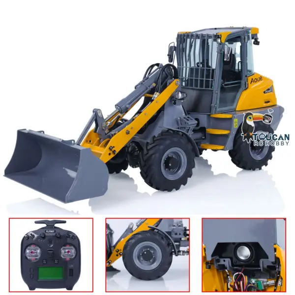 LESU MCL8 1/14 4*4 Wheeled RC Loader Remote Controlled Hydraulic Equipment Painted Assembled Car ST8 ESC Servo Motor