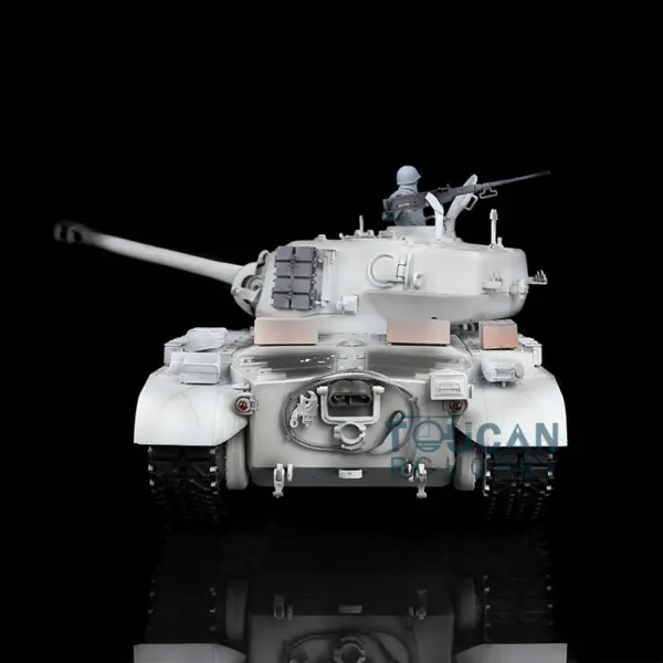 Henglong 1/16 7.0 Radio Control Tank 3838 USA M26 Pershing RTR RC Tank W/ 360Degrees Rotating Turret Engine Sound Smoking Gearbox