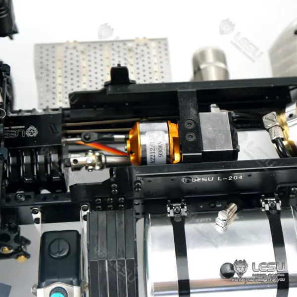 BEST SELLING LESU 1/14 3363 3348 6*6 RC Dump Truck Hydraulic System Valve Pump Metal Cylinder Motor Bcuket W/O Cabin ESC Servo