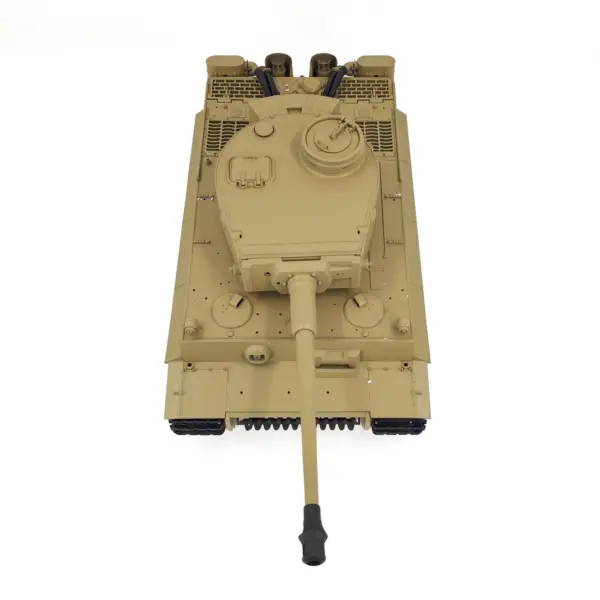 2.4Ghz Henglong 1/16 7.0 Plastic German Tiger I RTR RC Tank 3818 BB IR Barrel Recoil Steel Gearbox 320 Degree Rotating Turret