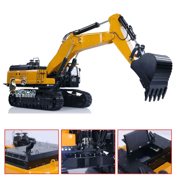 Kabolite K980 1/14 Hydraulic RC Excavator SY980H Giant PL18 Lite Radio Control Digger Construction Vehicle DIY Simultion Car Toy