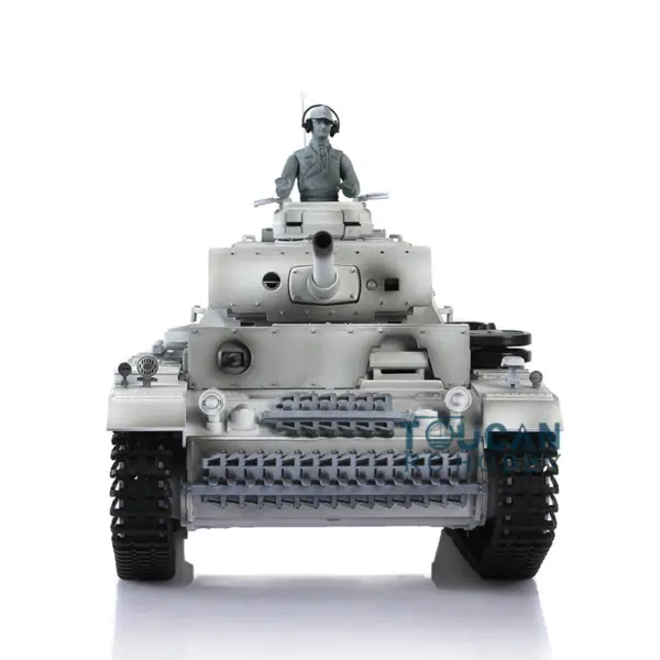 Henglong 1/16 7.0 Customized Panzer III L RTR RC Tank 3848 w/ 360Degrees Rotating Turret Metal Tracks Idler Sproket Road Wheels