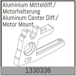 Aluminum Center Diff./Motor Mount