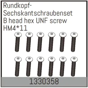 B Head Hex Unf Screwhm4*11