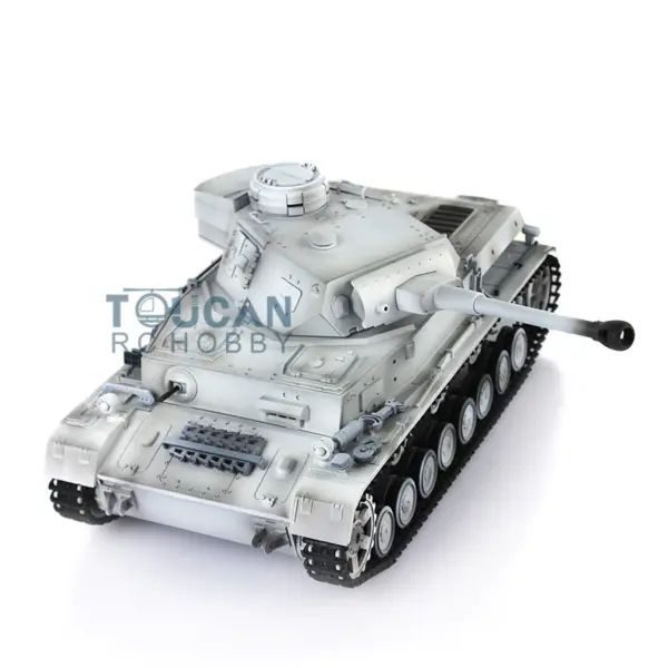 Henglong 1/16 7.0 Radio Control Tank 3859 RC Plastic German Panzer IV F2 w/ Steel Gearbox 360Degrees Rotating Turret FPV Engine Sound