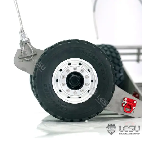 LESU 1/14 PC360 RC Hydraulic Excavator Metal Tracks Ripper Pump Grab Bucket fork Bucket Crusher Trailer Digging Tool Rack