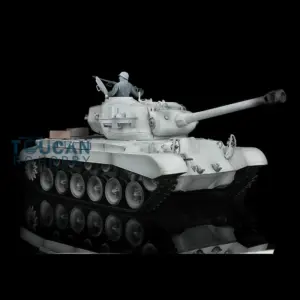Henglong 1/16 7.0 Radio Control Tank 3838 USA M26 Pershing RTR RC Tank W/ 360Degrees Rotating Turret Engine Sound Smoking Gearbox