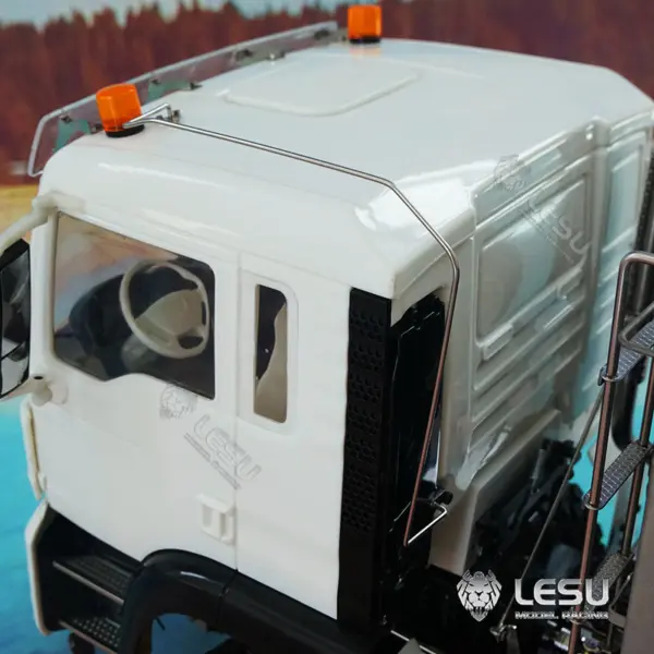 LESU 1/14 Scale 8*8 Metal Chassis TGS Hydraulic Dumper Truck Construction Vehicle Light Sound System Motor ESC