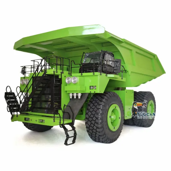 Metal 1/20 793D RC Hydraulic Mining Truck Remote Control Dumper Car 6X Finished Product Warning Sounds Heavy Construction Vehicles