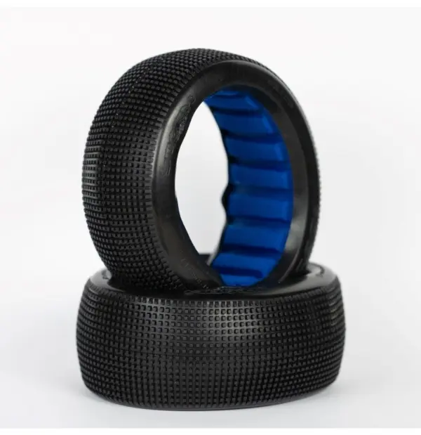 1:8 TRUGGY STORM MEDIUM RUBBER+INSERT 2PCS "H COMPOUND"
