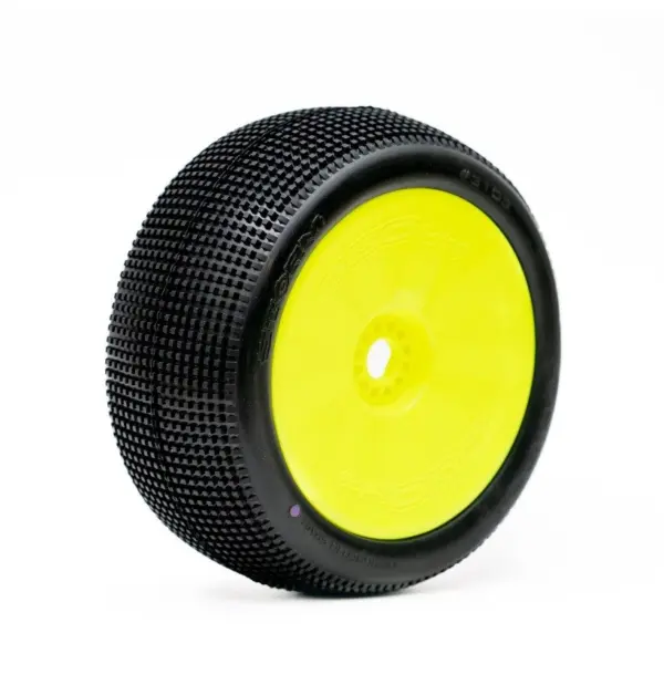 1:8 TRUGGY STORM SUPER SOFT PRE-MOUNTED YELLOW 2PCS "H COMPOUND"