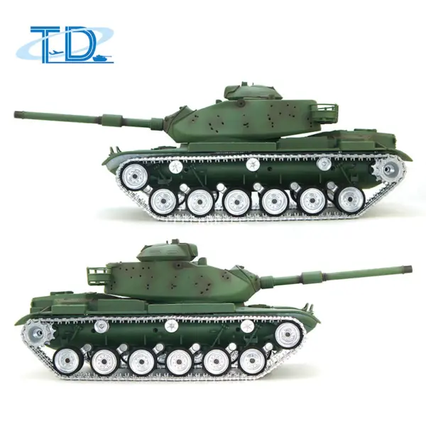 TD Model 1/16 RC Tank M60A3 USA Remote Control Battle Panzer Hobby Model Simulation Military Vehicle Barrel Recoil BB Unit Sound Smoke