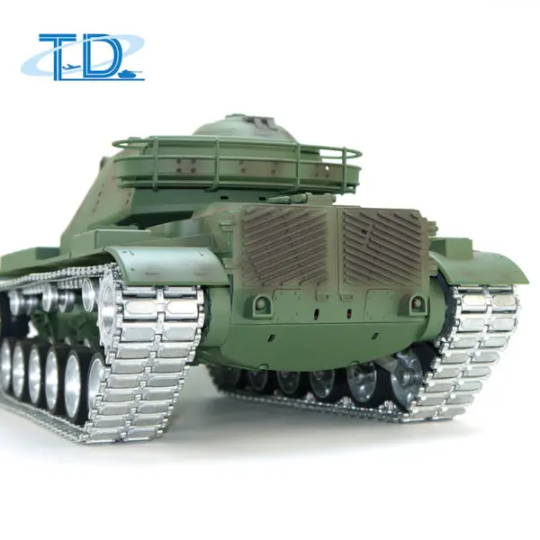 TD Model 1/16 RC Tank M60A3 USA Remote Control Battle Panzer Hobby Model Simulation Military Vehicle Barrel Recoil BB Unit Sound Smoke