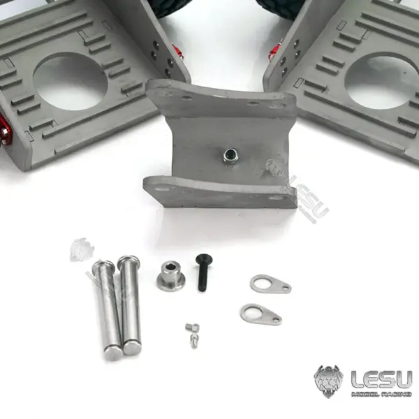 LESU 1/14 PC360 RC Hydraulic Excavator Metal Tracks Ripper Pump Grab Bucket fork Bucket Crusher Trailer Digging Tool Rack