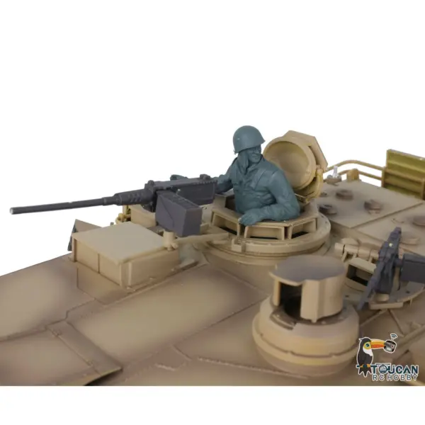 Heng Long 1/16 RTR RC Tank 3918 M1A2 Abrams Full Metal Painted Chassis TK16 Mainboard IR Ver Smoke Upper Hull FS I6S 360 Turret