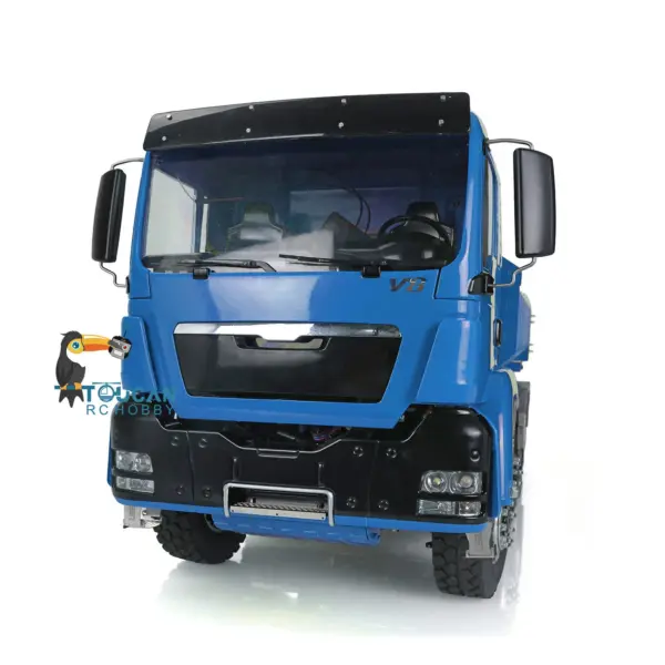 1/14 LESU Hydraulic RC Roll On/Off Dump Truck 8x8 Metal RTR Full Dumper Lorry Vehicle