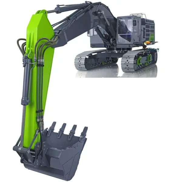 LESU Metal 1/14 RC Heavy Excavator C374F Remote Control Hydraulic Digger Flysky PL18EVLITE Battery Smoke 6CH Valve Quick Coupler
