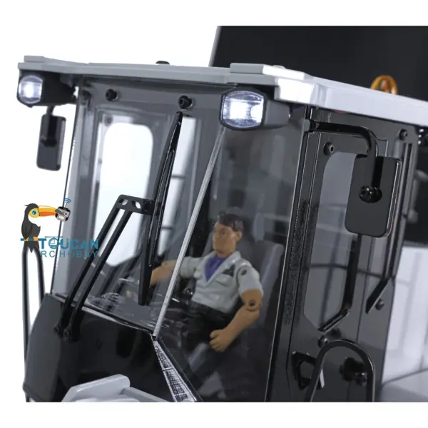 1/14 Scale RC Hydraulic Loader WA470 Metal Construction Vehicle 980L Remote Control Lights Sound Radio System
