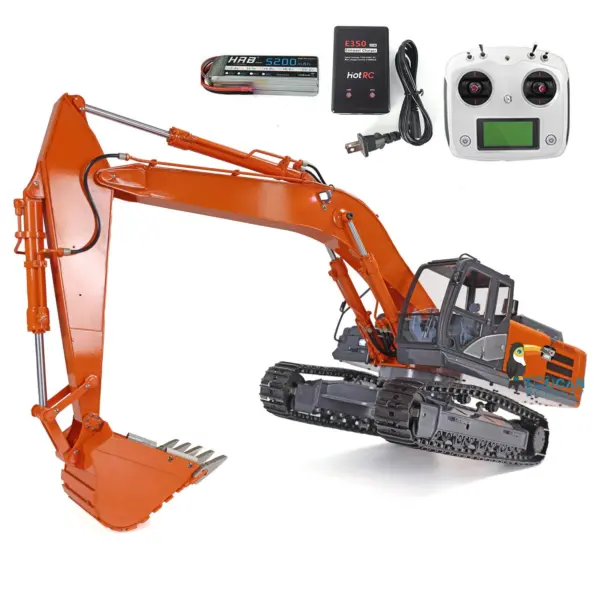 BEST SELLING 360 DIM-H3 1/12 Scale Hydraulic RC Excavator Light System Motor Servo ESC Main Boom Metal Bucket Assembled