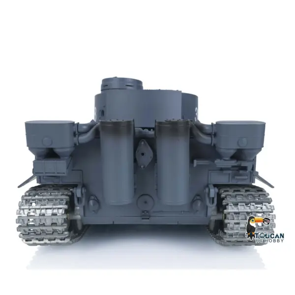 HengLong Factory 1/16 3818 German Tiger 1 Full Metal Chassis Plastic Upper Hull RTR RC Tank Speaker 360Degrees Turret Smoke Gearbox