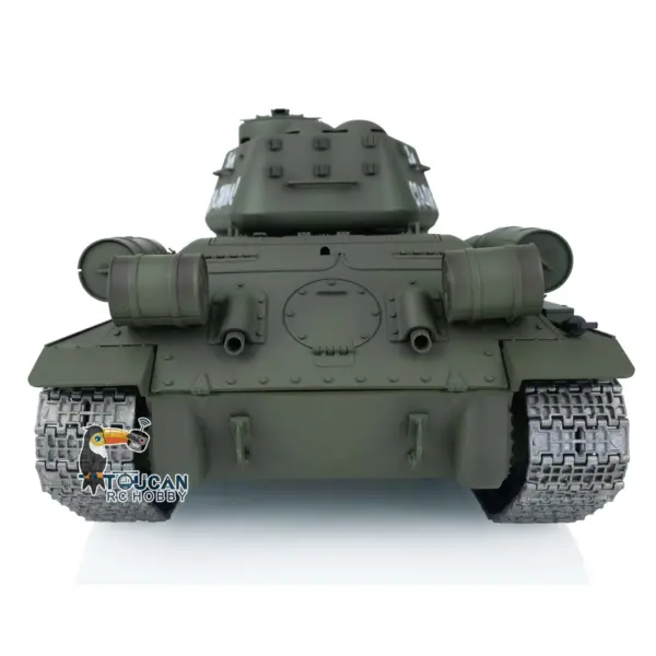 2.4Ghz Henglong 1:16 7.0 Upgraded Soviet T34-85 RTR RC Tank 3909 360Degrees Turret Electric Model Metal Tracks Sprockets