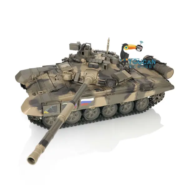 Henglong 2.4Ghz 1/16 7.0 Plastic Russian T90 RTR RC Tank 3938 W/ 360Degrees Turret Radio System BB Shooting Unit IR