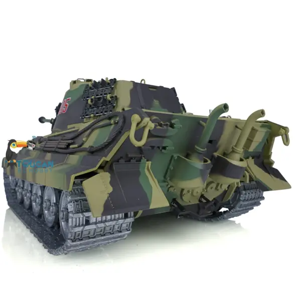 Henglong 1/16 7.0 Customized King Tiger RC Tank FPV Barrel Recoil 3888A Metal