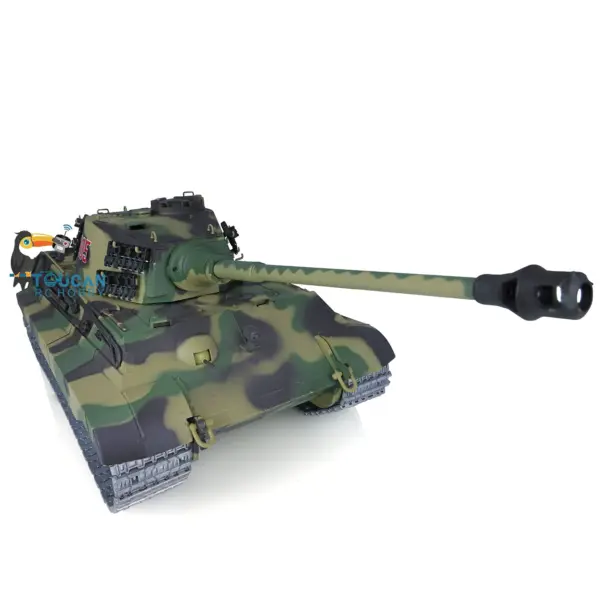 Henglong 1/16 7.0 Customized King Tiger RC Tank FPV Barrel Recoil 3888A Metal