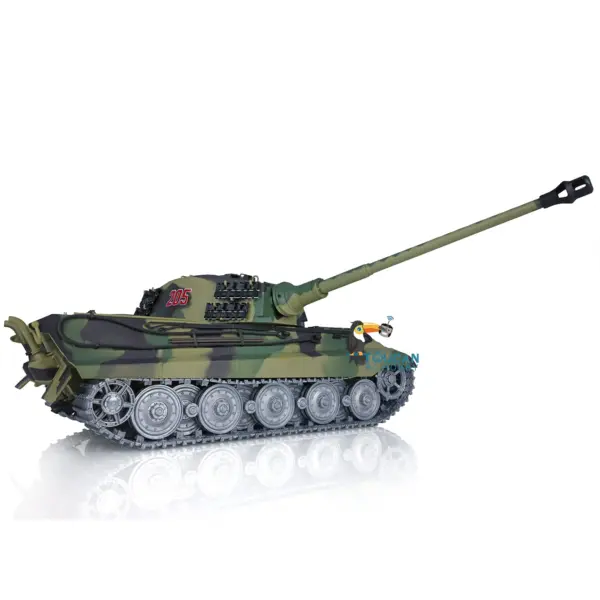 Henglong 1/16 7.0 Customized King Tiger RC Tank FPV Barrel Recoil 3888A Metal