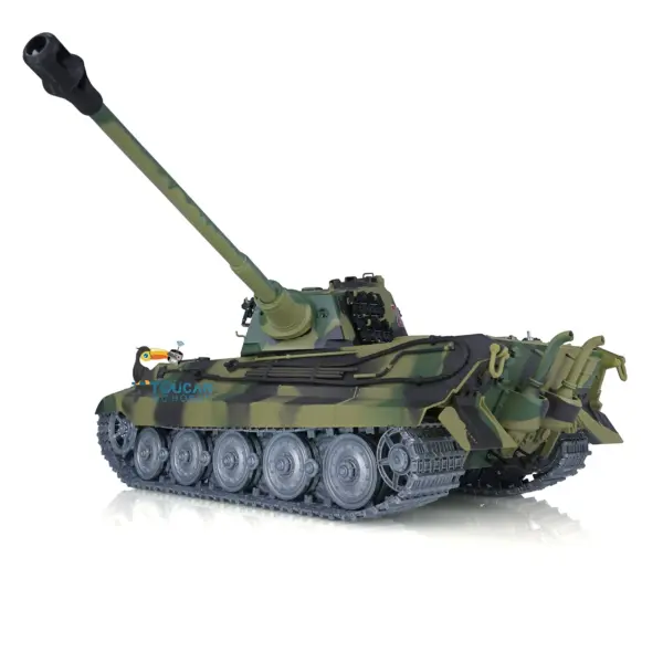 Henglong 1/16 7.0 Customized King Tiger RC Tank FPV Barrel Recoil 3888A Metal