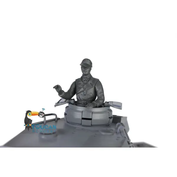 Henglong 1/16 7.0 Radio Control Tank 3859 RC Plastic German Panzer IV F2 w/ Steel Gearbox 360Degrees Rotating Turret FPV Engine Sound