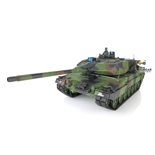 2.4Ghz Remote Control RC Tank Heng Long 1/16 Scale TK7.0 Main Board Leopard2A6 3889 Ready to Run Shooting BBs Turret Rotating