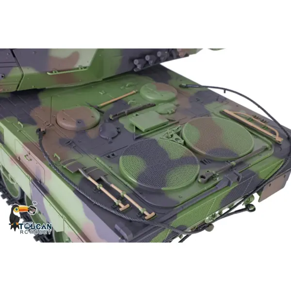 2.4Ghz Remote Control RC Tank Heng Long 1/16 Scale TK7.0 Main Board Leopard2A6 3889 Ready to Run Shooting BBs Turret Rotating