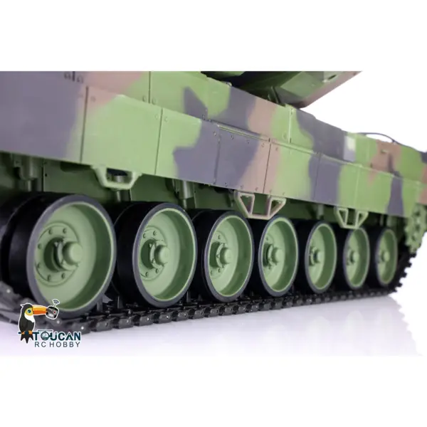 2.4Ghz Remote Control RC Tank Heng Long 1/16 Scale TK7.0 Main Board Leopard2A6 3889 Ready to Run Shooting BBs Turret Rotating