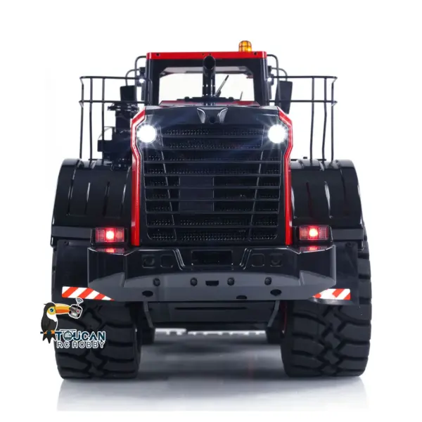 1/14 RC Metal Hydraulic Loader WA480 Remote Control Construction Heavy Machine Quick Coupler Fork Bucket Light Sound ST8 Radio