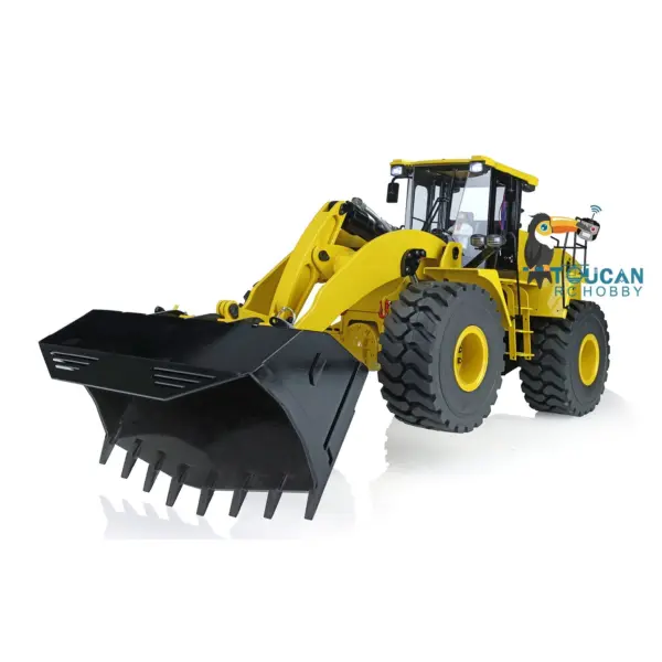 1/14 Scale RC Hydraulic Loader WA470 Metal Construction Vehicle 980L Remote Control Lights Sound Radio System