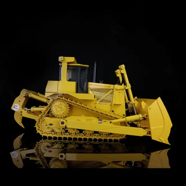 JDMODEL Metal 1/14 RC Bulldozer DXR2 JDM-98 Hydraulic Dozer Construction Vehicle Truck Model Radio Light Sound Pump Cylinder Tracks ESC Motor