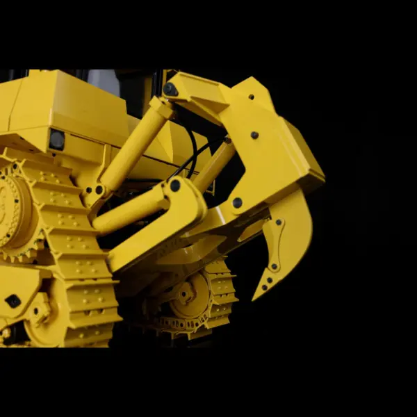 JDMODEL Metal 1/14 RC Bulldozer DXR2 JDM-98 Hydraulic Dozer Construction Vehicle Truck Model Radio Light Sound Pump Cylinder Tracks ESC Motor