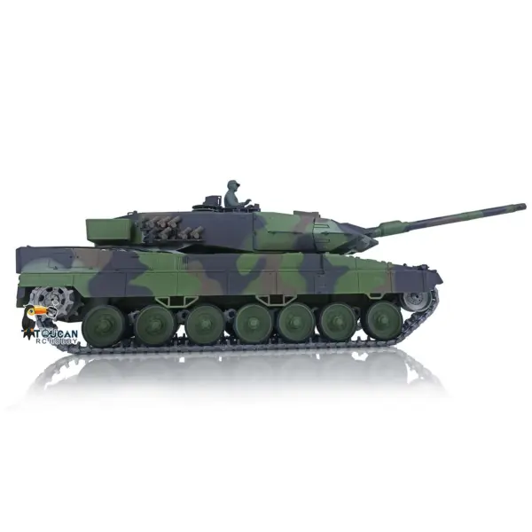 2.4Ghz Remote Controller Henglong 1/16 TK7.0 Edition Metal Leopard2A6 RC Tank 3889 W/ 360Degrees Rotating Turret Battery Charger