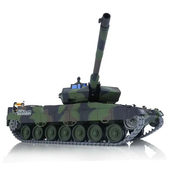 2.4Ghz Remote Controller Henglong 1/16 TK7.0 Edition Metal Leopard2A6 RC Tank 3889 W/ 360Degrees Rotating Turret Battery Charger