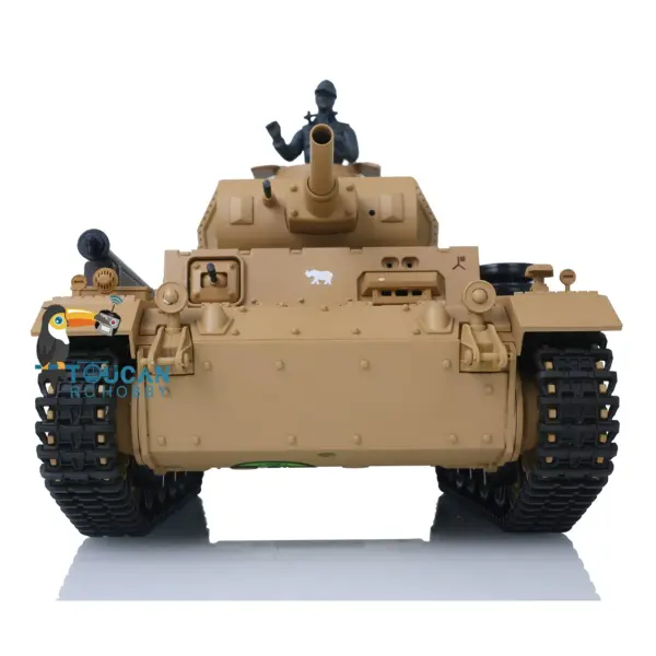 2.4G Henglong 1/16 7.0 Plastic German Panzer III H RTR RC Tank 3849 360?? Turret
